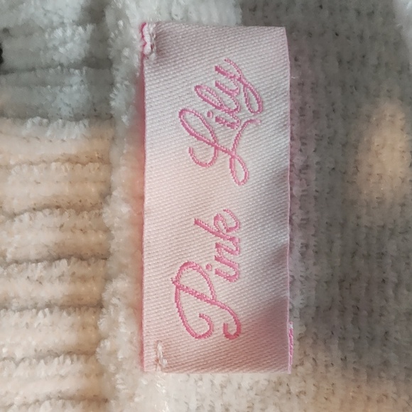 Pink Lily White and Blue Stripe Sweater Size Small - Picture 7 of 10